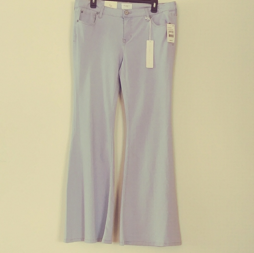 Macy's Cotton Candy Celebrity Pink FlareLeg Jeans